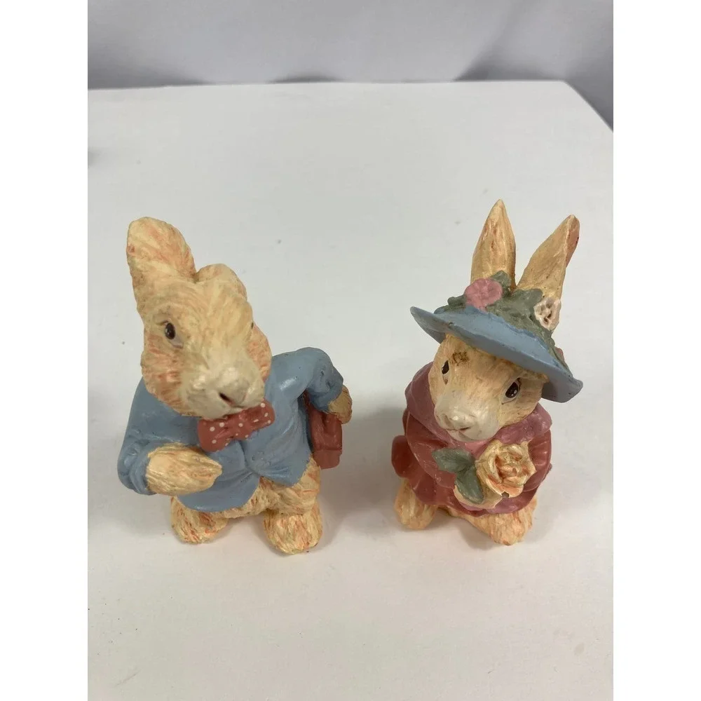 Vintage Set of Easter Rabbits
